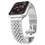 Metallgliederband - Silber - Geeignet f&uuml;r Apple Watch 38mm / 40mm / 41mm / 42mm