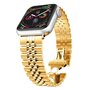 Metallgliederarmband - Gold - Geeignet f&uuml;r Apple Watch 38mm / 40mm / 41mm / 42mm