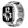 Stahlgliederarmband - Silber - Geeignet f&uuml;r Apple Watch 38mm / 40mm / 41mm / 42mm