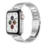 Stahlgliederarmband - Silber - Geeignet f&uuml;r Apple Watch 38mm / 40mm / 41mm / 42mm