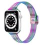 Edelstahl Slim Fit Armband - Mehrfarbig - Passend f&uuml;r Apple Watch 38mm / 40mm / 41mm / 42mm