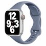 Sportarmband Slim Fit - Grau-Blau - Geeignet f&uuml;r Apple Watch 38mm / 40mm / 41mm / 42mm