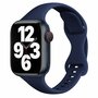 Sportarmband Slim Fit - Dunkelblau - Geeignet f&uuml;r Apple Watch 38mm / 40mm / 41mm / 42mm