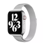 Milanaise Slim Fit Armband - Silber - Geeignet f&uuml;r Apple Watch 38mm / 40mm / 41mm / 42mm