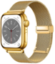 Milanaise-Armband mit faltbarem Magnetverschluss - Gold - Geeignet f&uuml;r Apple Watch 38mm / 40mm / 41mm / 42mm