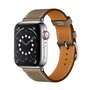 Lederarmband - Braun - Geeignet f&uuml;r Apple Watch 38mm / 40mm / 41mm / 42mm