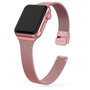 Milanaise Slim Fit Band - Rose Gold - Geeignet f&uuml;r Apple Watch 44mm / 45mm / 46mm / 49mm