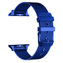 Milanaise mit Schnallenarmband - Blau - Geeignet f&uuml;r Apple Watch 38mm / 40mm / 41mm / 42mm