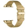 Milanaise mit Schnallenarmband - Gold - Geeignet f&uuml;r Apple Watch 38mm / 40mm / 41mm / 42mm