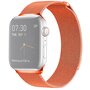 Milanaise-Edelstahlarmband - Orange - Geeignet f&uuml;r Apple Watch 38mm / 40mm / 41mm / 42mm