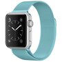 Milanaise-Edelstahlarmband - Hellblau - Geeignet f&uuml;r Apple Watch 38mm / 40mm / 41mm / 42mm