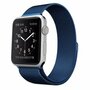 Milanaise-Edelstahlband - Blau - Geeignet f&uuml;r Apple Watch Armband 44mm / 45mm / 46mm / 49mm