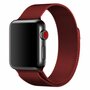 Milanaise-Edelstahlarmband - Rot - Geeignet f&uuml;r Apple Watch 44mm / 45mm / 46mm / 49mm