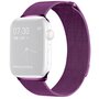 Milanaise-Edelstahlarmband - Lila - Geeignet f&uuml;r Apple Watch 44mm / 45mm / 46mm / 49mm