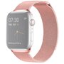 Milanaise-Edelstahlarmband - Rosa - Geeignet f&uuml;r Apple Watch 44mm / 45mm / 46mm / 49mm