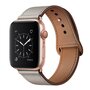 Lederarmband - Taupe - Geeignet f&uuml;r Apple Watch 38mm / 40mm / 41mm / 42mm