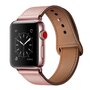 Lederarmband - Rosa - Geeignet f&uuml;r Apple Watch 38mm / 40mm / 41mm / 42mm