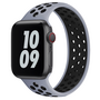 Solo Loop Sportband - Gr&ouml;&szlig;e: S - Grau + Schwarz - Geeignet f&uuml;r Apple Watch 38mm / 40mm / 41mm / 42mm