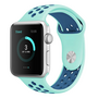 Sportarmband - Gr&ouml;&szlig;e: S/M - Blau + Gr&uuml;n - Geeignet f&uuml;r Apple Watch 38mm / 40mm / 41mm / 42mm