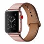 Lederarmband - Rosa - Geeignet f&uuml;r Apple Watch 44mm / 45mm / 46mm / 49mm