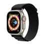 Alpine Loop Armband - Schwarz - Geeignet f&uuml;r Apple Watch 38mm / 40mm / 41mm / 42mm