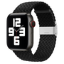 Geflochtenes Armband - Schwarz - Geeignet f&uuml;r Apple Watch 38mm / 40mm / 41mm / 42mm