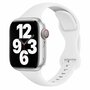 Sportarmband Slim Fit - Wei&szlig; - Geeignet f&uuml;r Apple Watch 38mm / 40mm / 41mm / 42mm