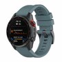 Silikon-Sportarmband - Grau-Blau - Garmin Epix Pro Gen 2 (51mm) / Quatix 7X / 6X &amp; Tactix 7 (pro)