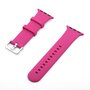 Gummi-Sportarmband mit Schnalle - Pink - Geeignet f&uuml;r Apple Watch 38mm / 40mm / 41mm / 42mm