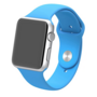 Gummi-Sportband - Blau - Geeignet f&uuml;r Apple Watch 38mm / 40mm / 41mm / 42mm