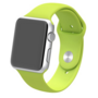 Gummi-Sportband - Gr&uuml;n - Geeignet f&uuml;r Apple Watch 38mm / 40mm / 41mm / 42mm