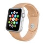 Gummi-Sportband - Beige - Geeignet f&uuml;r Apple Watch 38mm / 40mm / 41mm / 42mm