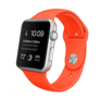 Gummi-Sportband - Orange - Geeignet f&uuml;r Apple Watch 38mm / 40mm / 41mm / 42mm