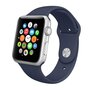 Gummi-Sportband - Dunkelblau - Geeignet f&uuml;r Apple Watch 44mm / 45mm / 46mm / 49mm