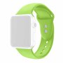 Silikon-Sportband - Hellgr&uuml;n - Doppeldruckknopf-Verschluss - Passend f&uuml;r Apple Watch 44mm / 45mm / 46mm / 49mm