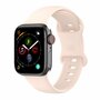 Silikon-Sportband - Sand Pink - Gr&ouml;&szlig;e: M/L - Geeignet f&uuml;r Apple Watch 38mm / 40mm / 41mm / 42mm