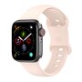 Silikon-Sportband - Sand Pink - Gr&ouml;&szlig;e: M/L - Geeignet f&uuml;r Apple Watch 44mm / 45mm / 46mm / 49mm