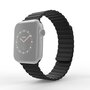 Silikon Loop Armband - Schwarz - Geeignet f&uuml;r Apple Watch 44mm / 45mm / 46mm / 49mm