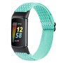 FitBit Charge 5 &amp; 6 Elastisches Solo-Schleifen-Nylonband - T&uuml;rkis