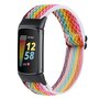 FitBit Charge 5 &amp; 6 Elastisches Solo-Schleifen-Nylonband - Mehrfarbig