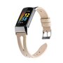 Fitbit Charge 5 &amp; 6 Armband - PU-Leder - Beige