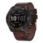 Lederband - Braun - Garmin Fenix 7X / 6X / 5X