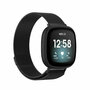 Fitbit Versa 3/4 &amp; Sense 1/2 milanaise Armband - Small - Schwarz