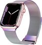 Milanaise Band - Mehrfarbig - Extra starker Magnet - Geeignet f&uuml;r Apple Watch 38mm / 40mm / 41mm