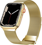 Milanaise Band - Gold - Extra starker Magnet - Geeignet f&uuml;r Apple Watch 38mm / 40mm / 41mm / 42mm