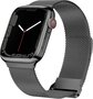 Milanaise Band - Schwarz - Extra starker Magnet - Geeignet f&uuml;r Apple Watch 38mm / 40mm / 41mm