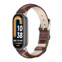 Echtes Lederband - Dunkelbraun - Xiaomi Smart band 8