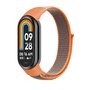 Sport Loop Nylon armband - Orange mit grau - Xiaomi Smart band 8