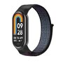 Sport Loop Nylon armband - Schwarz mit lila - Xiaomi Smart band 8