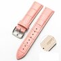 Garmin Venu / Sq / Sq2 / 2 plus - Crocodile Lederband - Rosa